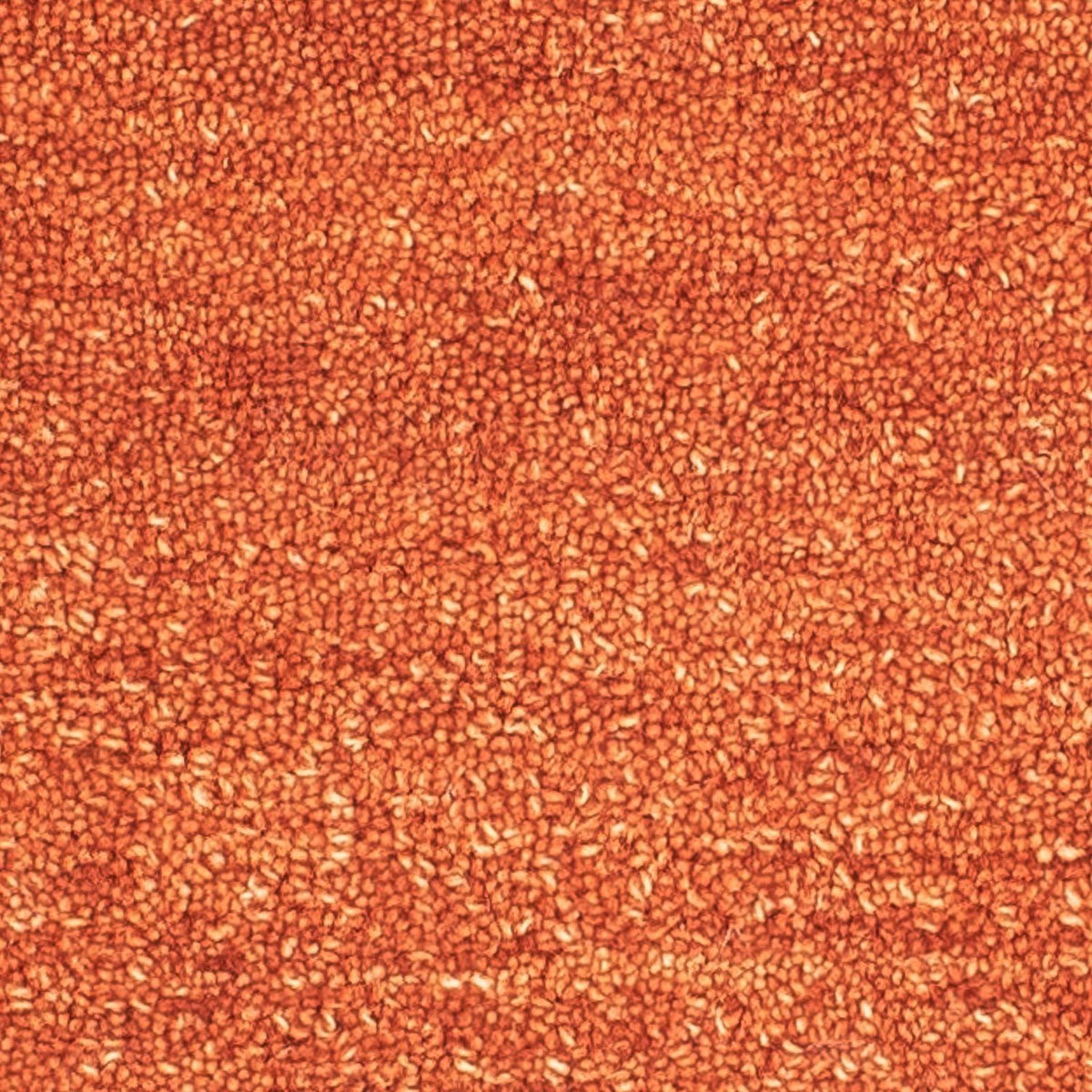 Tapis en laine carré - 47 x 47 cm - orange