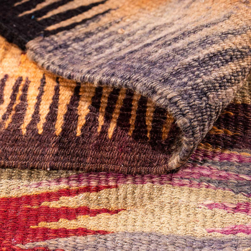 Tapis de couloir Tapis Kelim - Vieux - 305 x 105 cm - multicolore