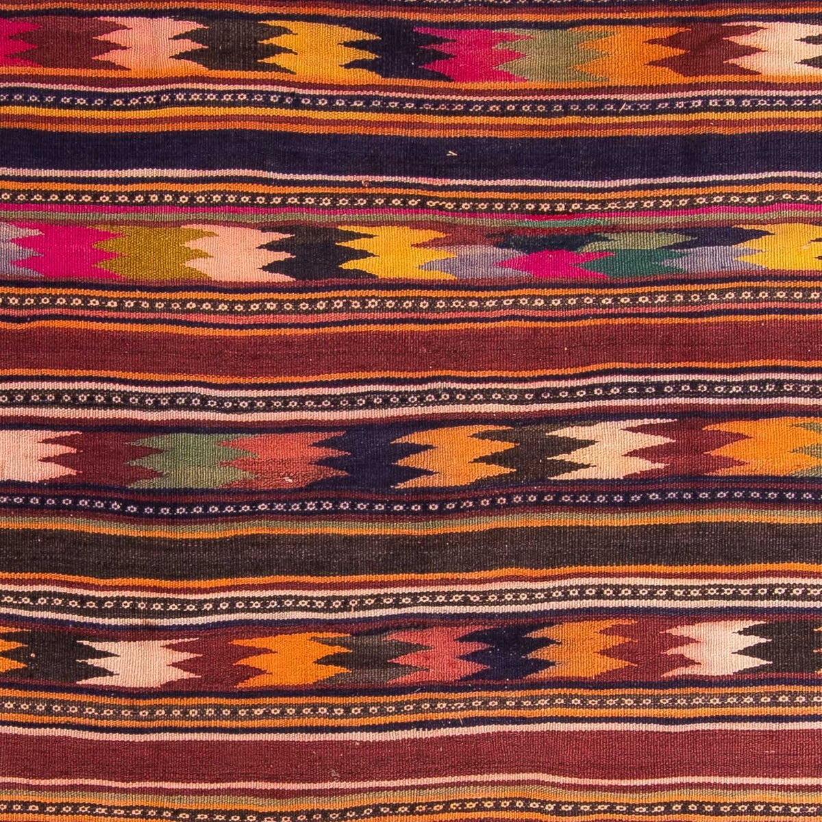 Tapis Kelim - Vieux - 260 x 195 cm - multicolore