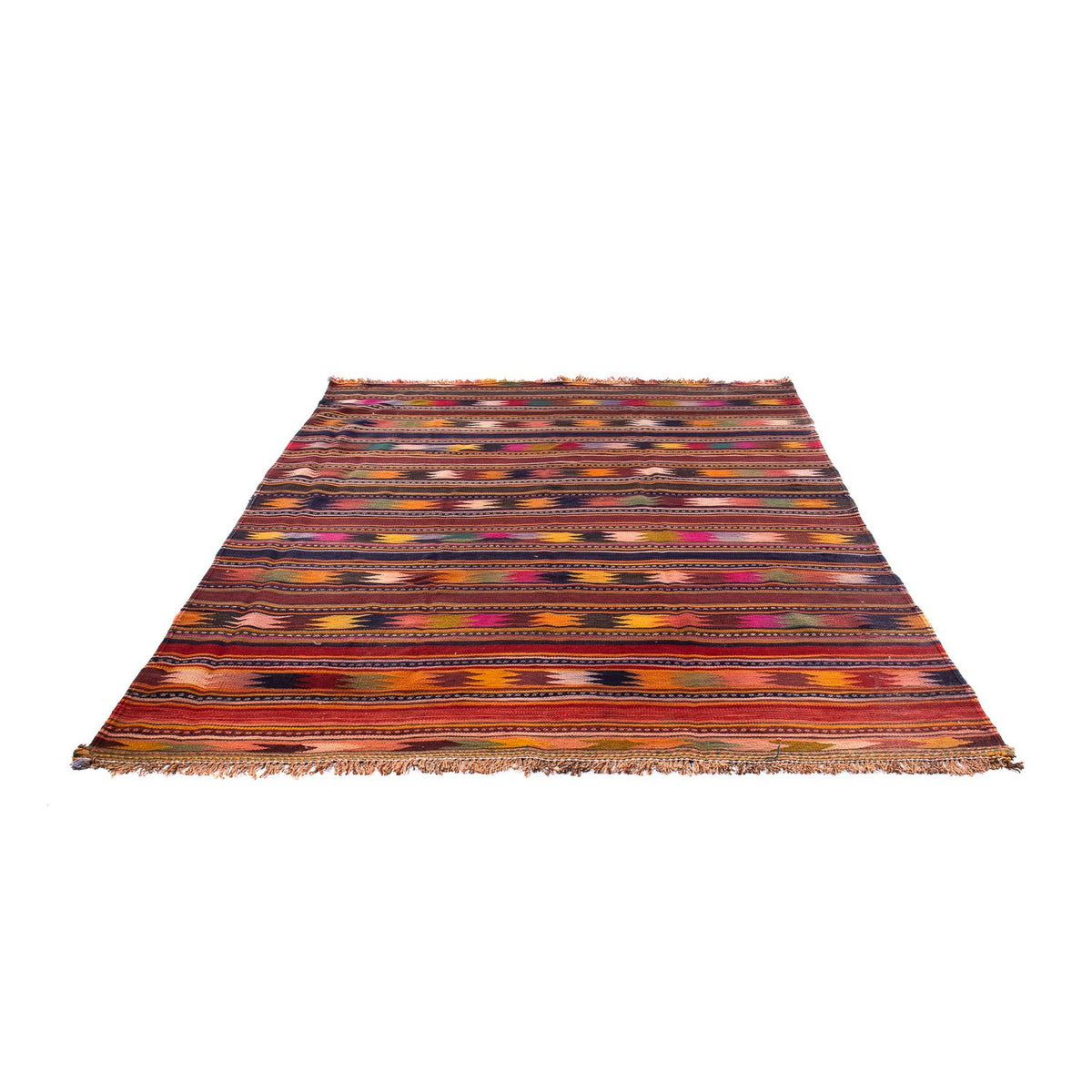 Tapis Kelim - Vieux - 260 x 195 cm - multicolore