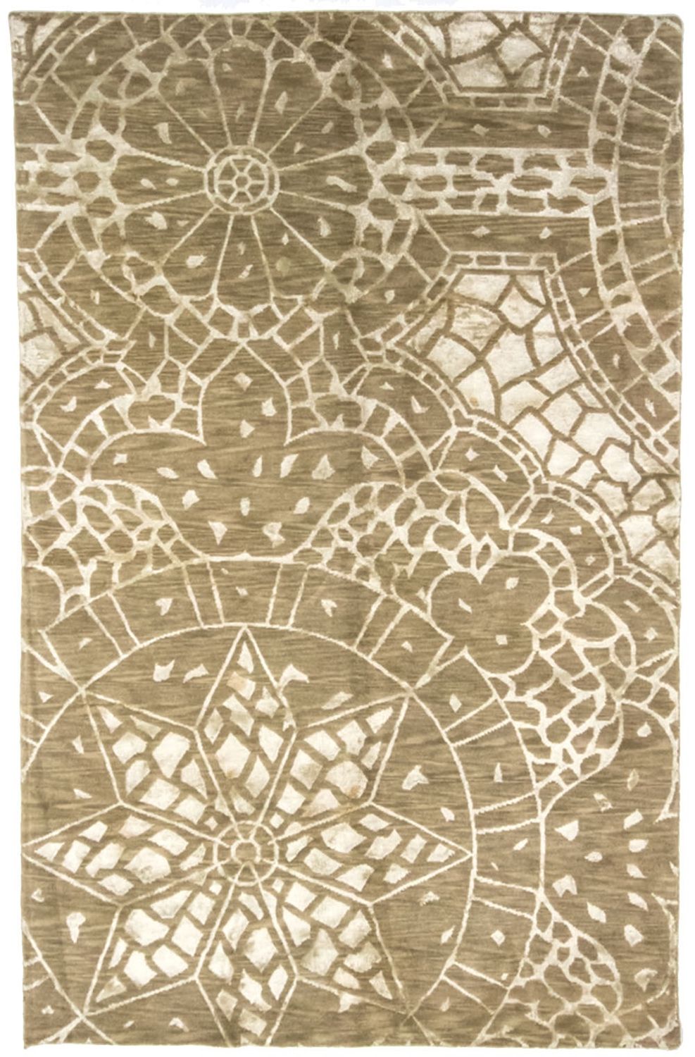 Tapis Népalais - 236 x 152 cm - marron