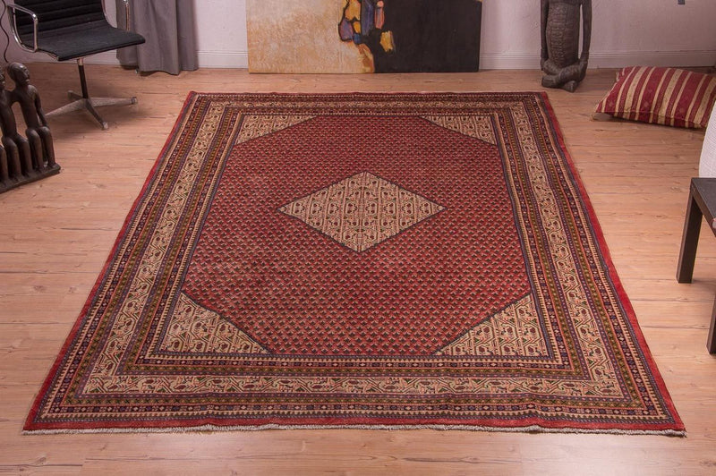 Tapis persan - Mir - 320 x 220 cm - rouge