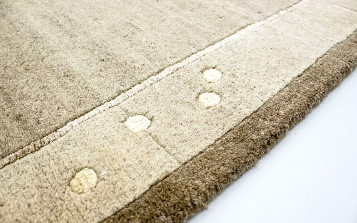 Tapis Népalais - 187 x 120 cm - naturel