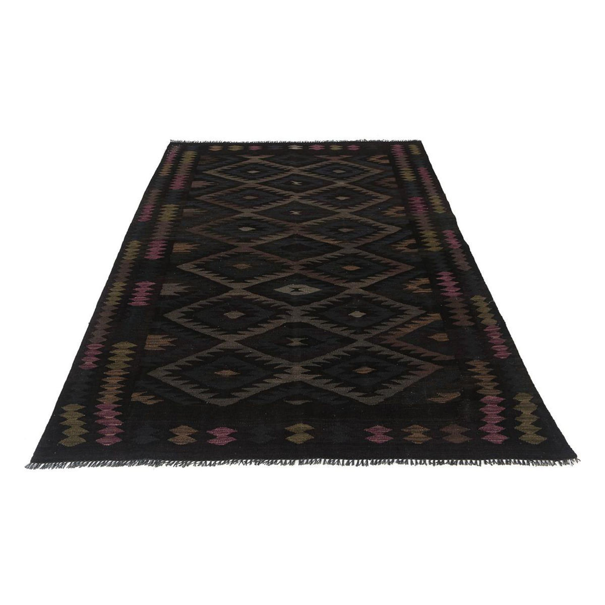 Tapis Kelim - Splash - 230 x 168 cm - multicolore