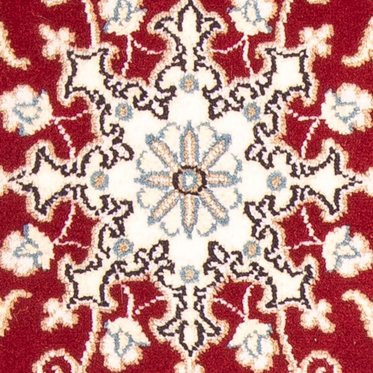 Tapis persan - Nain - Royal - 100 x 60 cm - rouge foncé