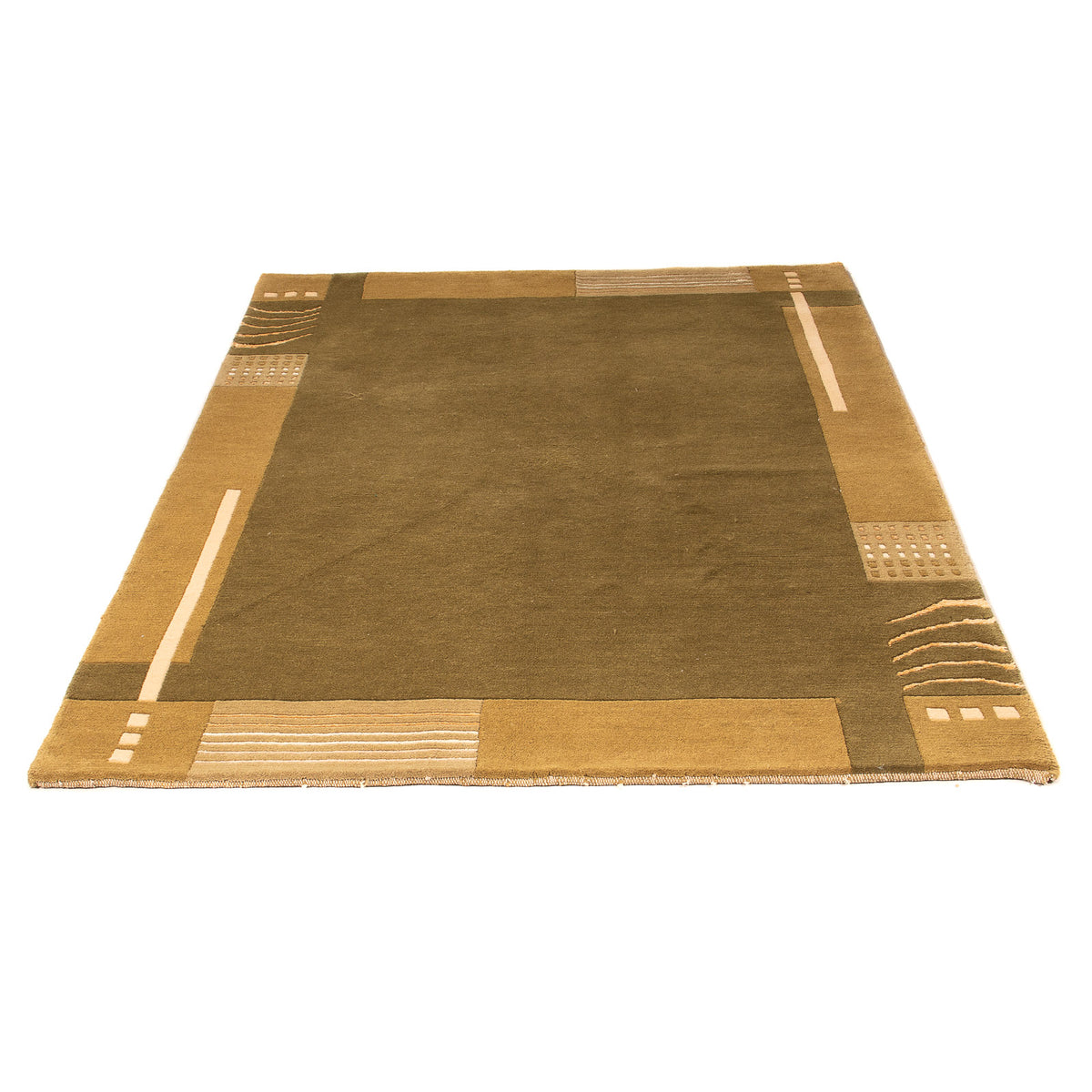 Tapis Népalais - 199 x 145 cm - marron
