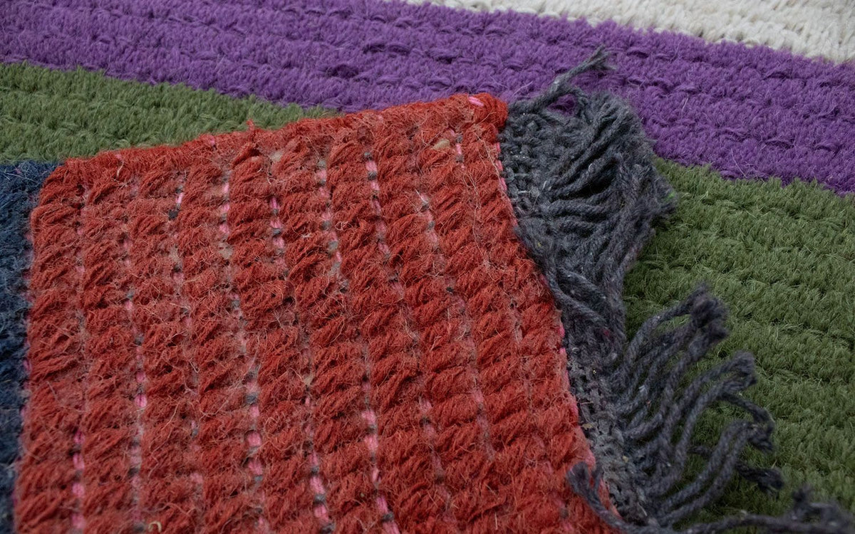 Tapis Népalais - 140 x 70 cm - multicolore