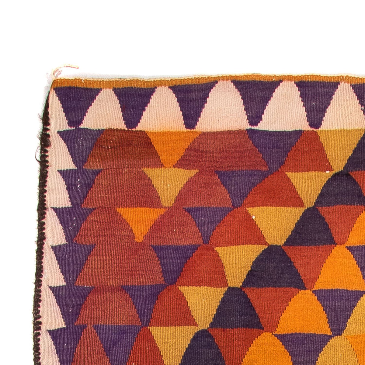 Tapis de couloir Tapis Kelim - Vieux - 310 x 150 cm - multicolore