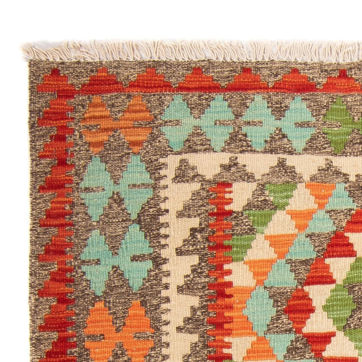 Tapis Kelim - Splash - 148 x 97 cm - multicolore