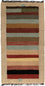 Tapis Népalais - 140 x 70 cm - multicolore