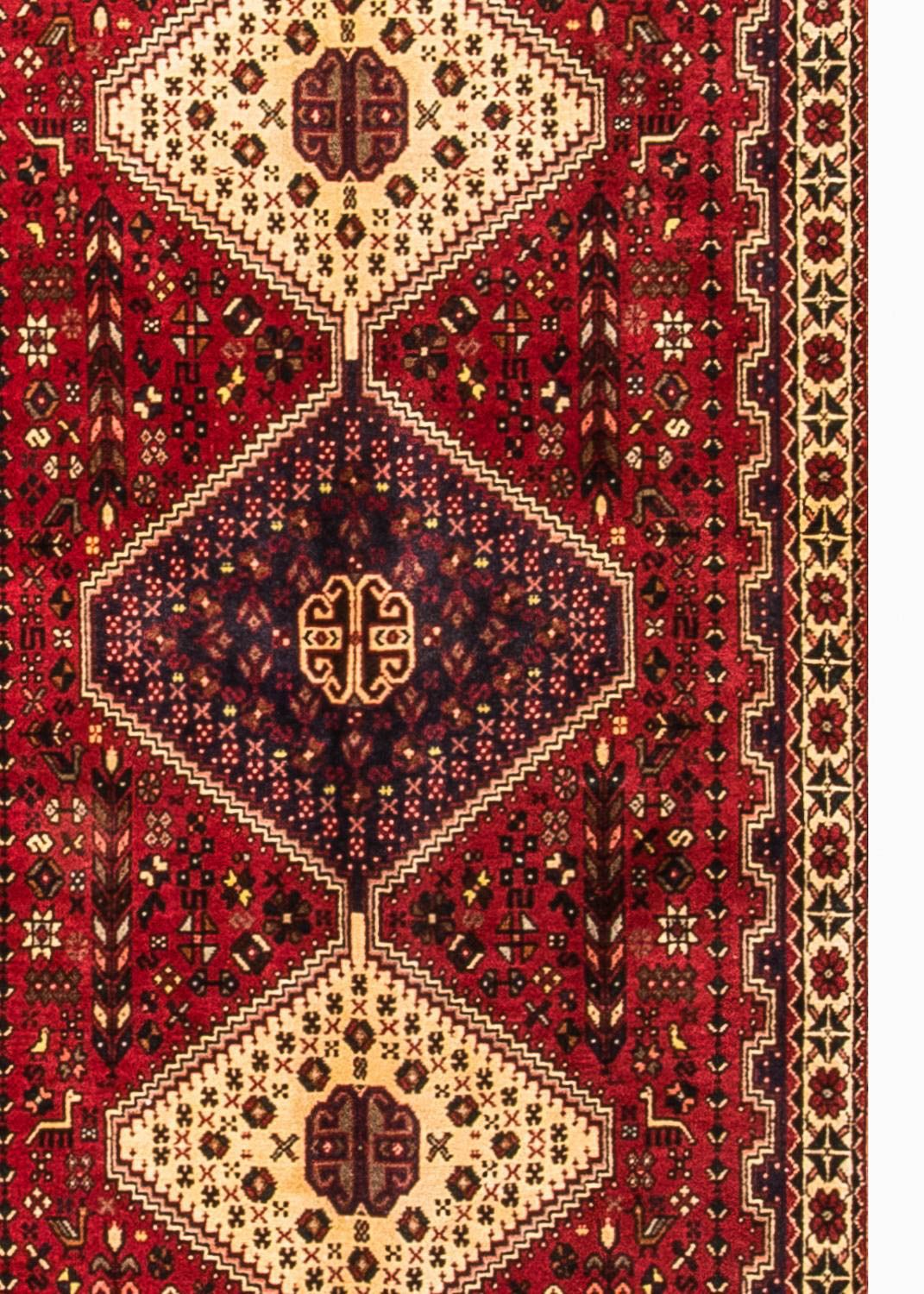 Tapis de couloir Tapis persan - Nomadic - 288 x 92 cm - rouge