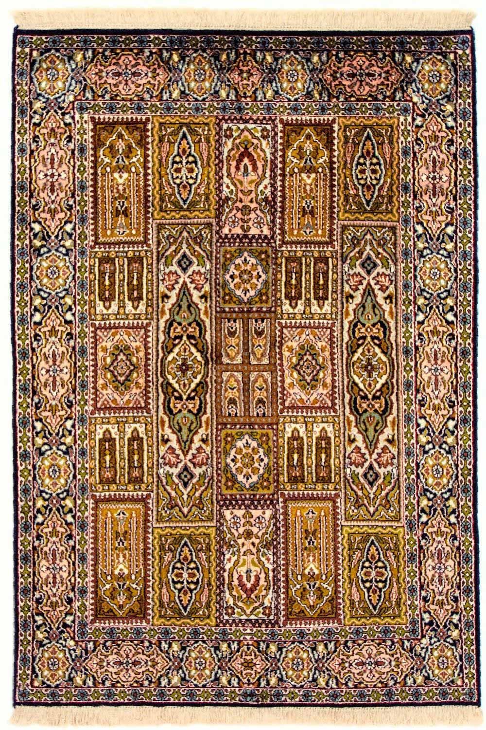 Tapis en soie - Soie du Cachemire - 157 x 93 cm - multicolore