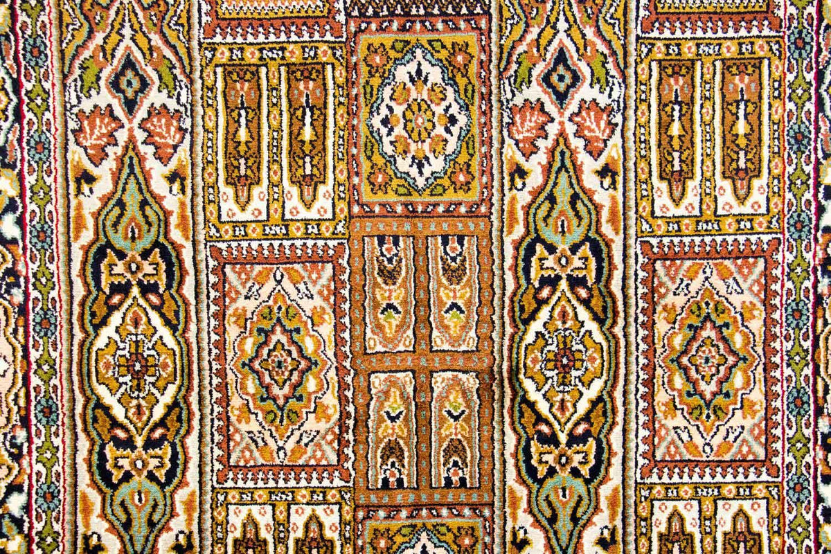 Tapis en soie - Soie du Cachemire - 157 x 93 cm - multicolore