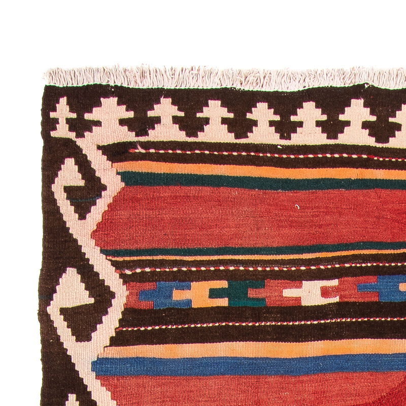 Tapis de couloir Tapis Kelim - Vieux - 315 x 150 cm - multicolore