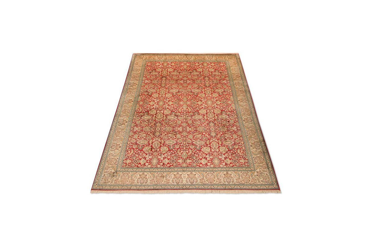 Tapis en soie - Soie du Cachemire - 311 x 211 cm - rouge