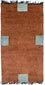 Tapis Népalais - 140 x 70 cm - marron