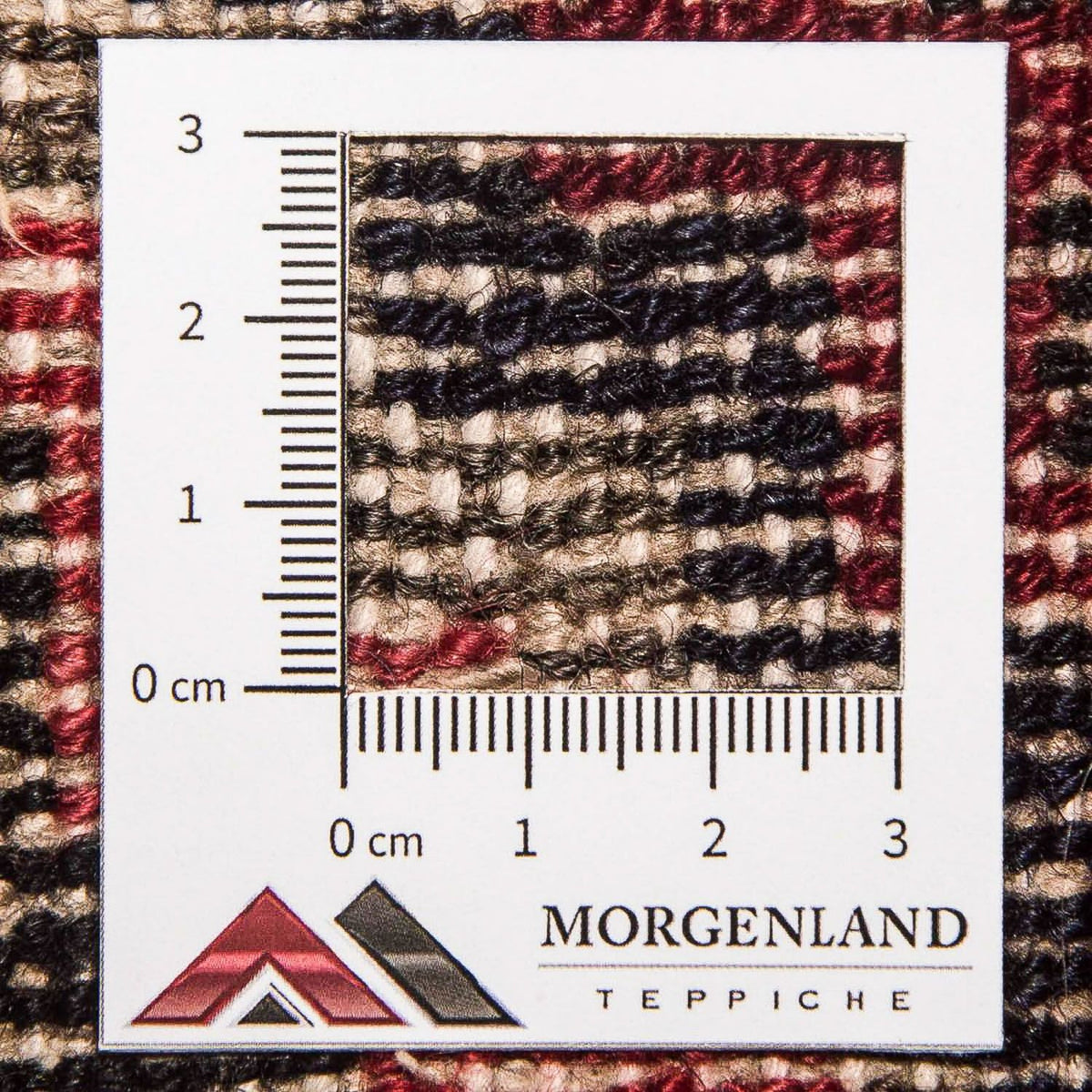 Tapis de couloir Tapis persan - Nomadic - 408 x 74 cm - rouge