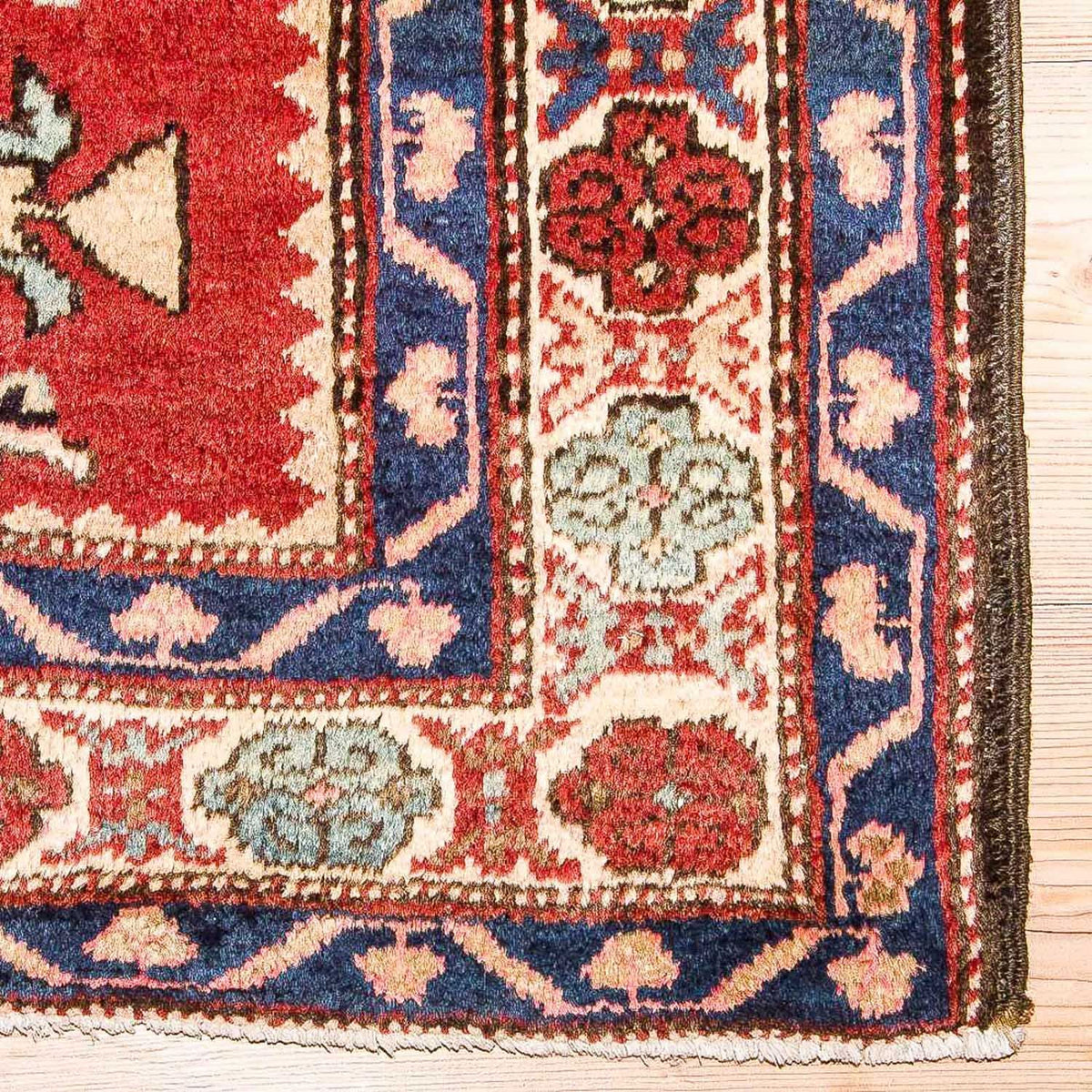 Tapis de couloir Tapis persan - Nomadic - 329 x 138 cm - rouge