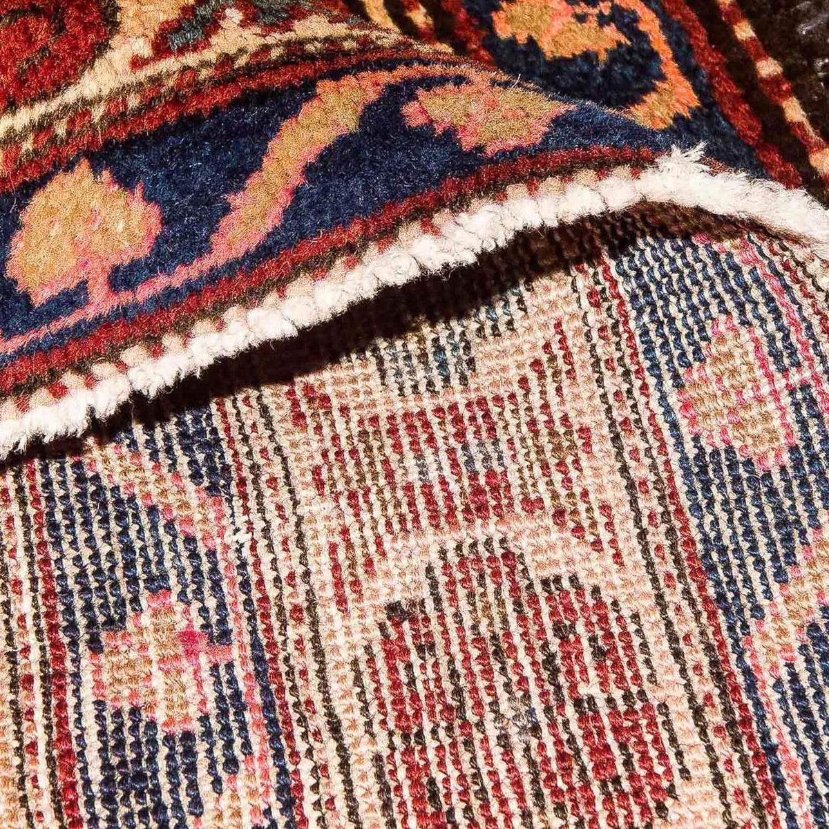 Tapis de couloir Tapis persan - Nomadic - 329 x 138 cm - rouge