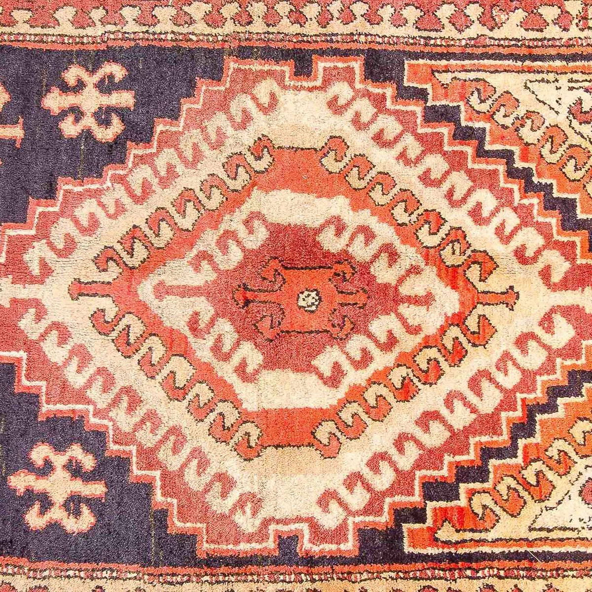 Tapis de couloir Tapis persan - Nomadic - 318 x 117 cm - bleu foncé