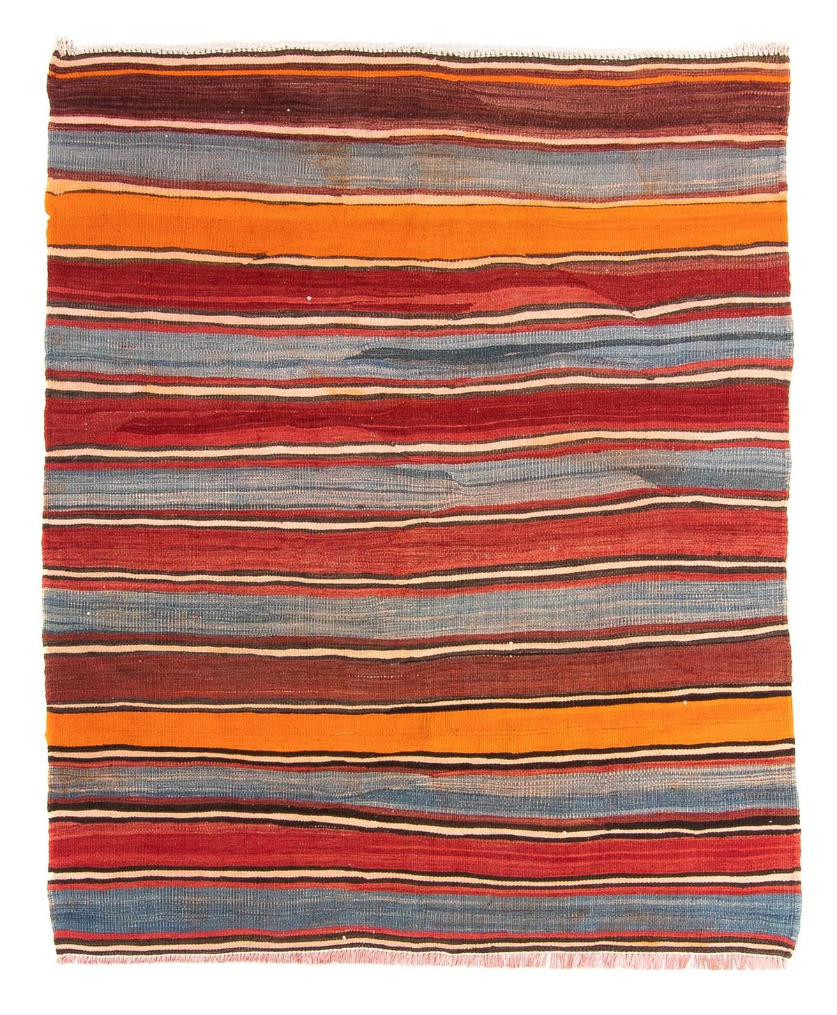 Tapis Kelim - Vieux - 155 x 135 cm - multicolore