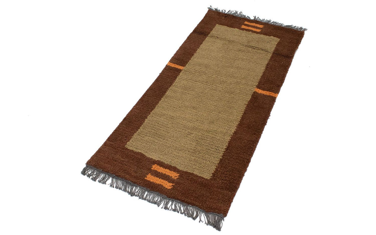 Tapis Népalais - 140 x 70 cm - marron