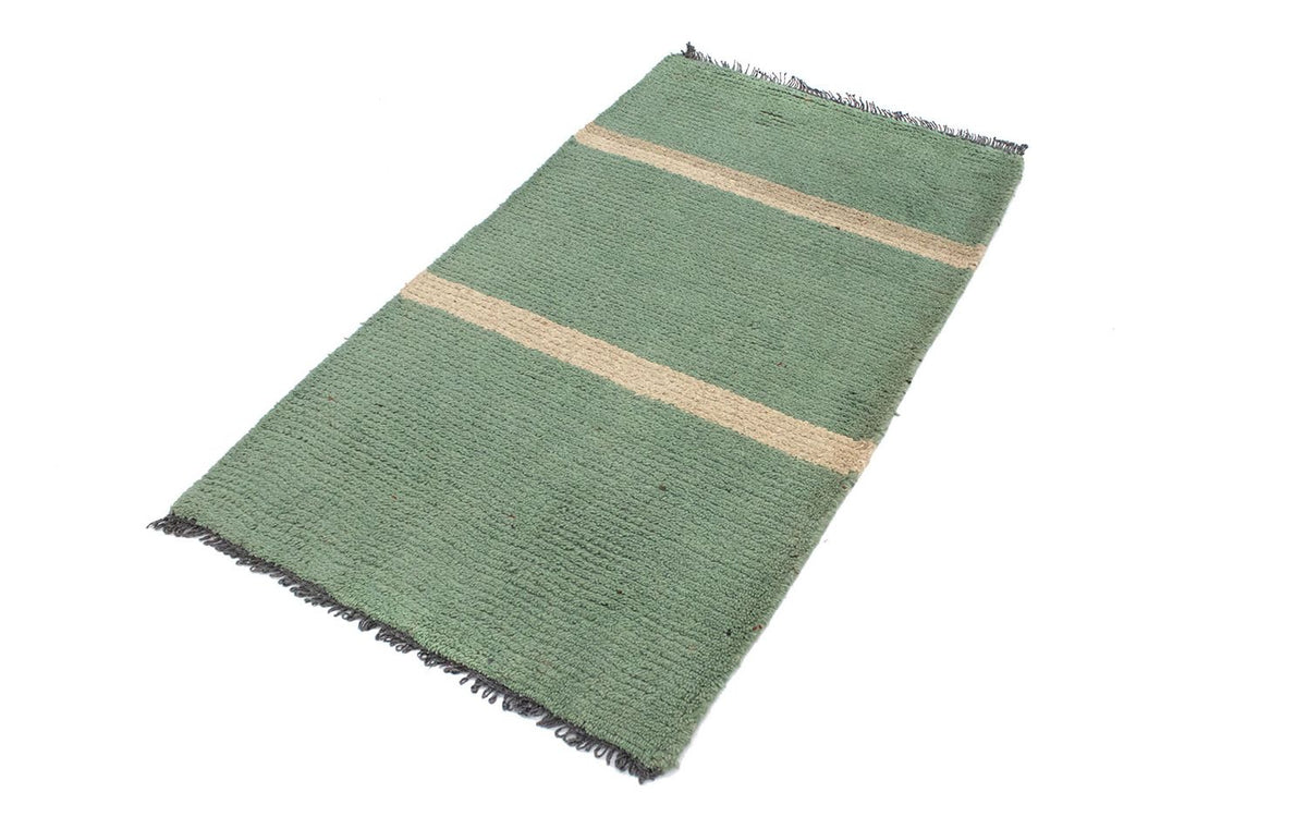 Tapis Népalais - 140 x 70 cm - vert