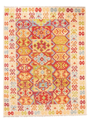 Tapis Kelim - Splash - 199 x 156 cm - multicolore