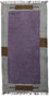 Tapis Népalais - 140 x 70 cm - violet