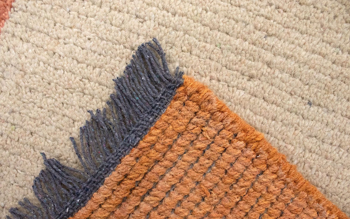 Tapis Népalais - 140 x 70 cm - beige