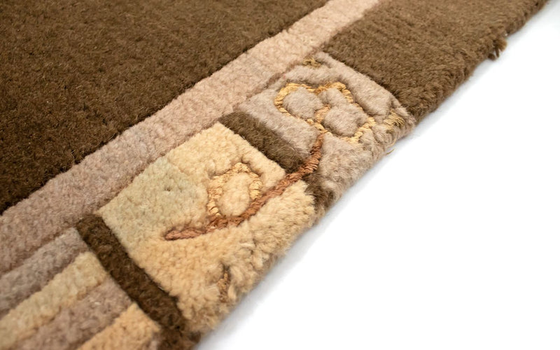 Tapis Népalais - 140 x 70 cm - marron