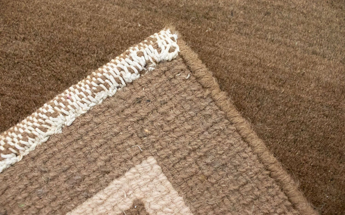 Tapis Népalais - 140 x 70 cm - marron