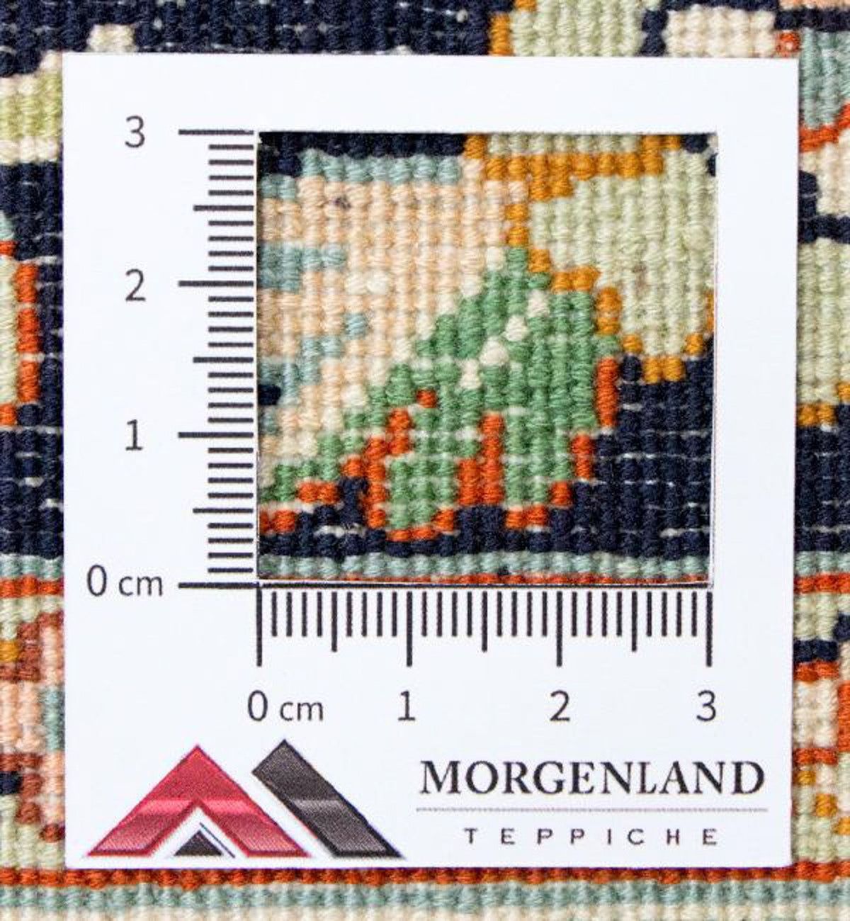 Tapis en soie - Soie du Cachemire - 98 x 63 cm - bleu