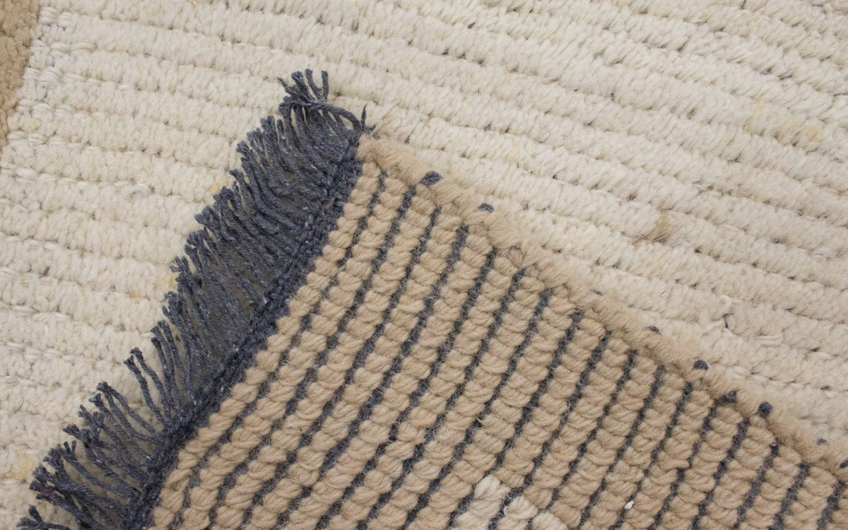 Tapis Népalais - 140 x 70 cm - beige