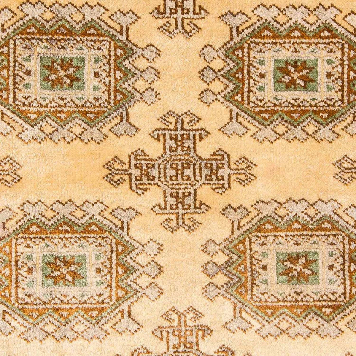 Tapis Turkaman - 184 x 126 cm - beige