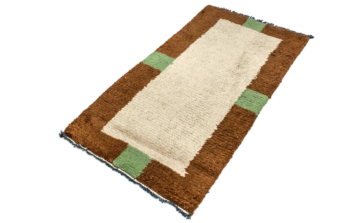 Tapis Népalais - 140 x 70 cm - beige