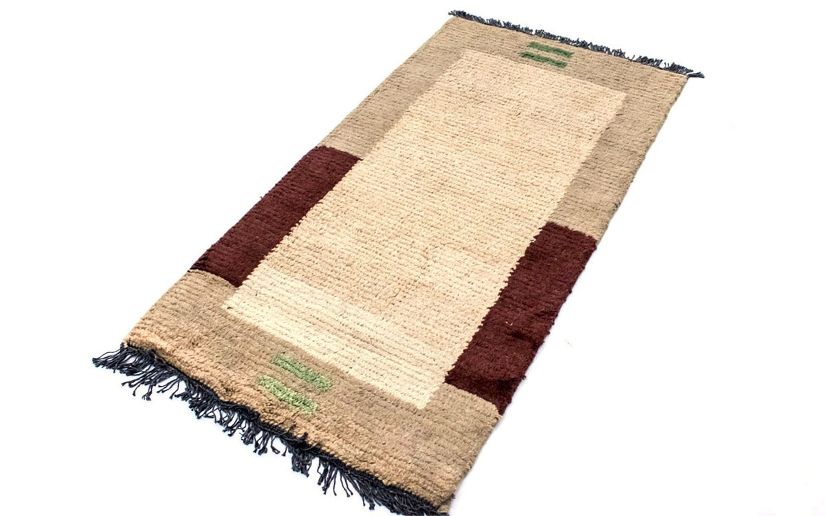 Tapis Népalais - 140 x 70 cm - beige