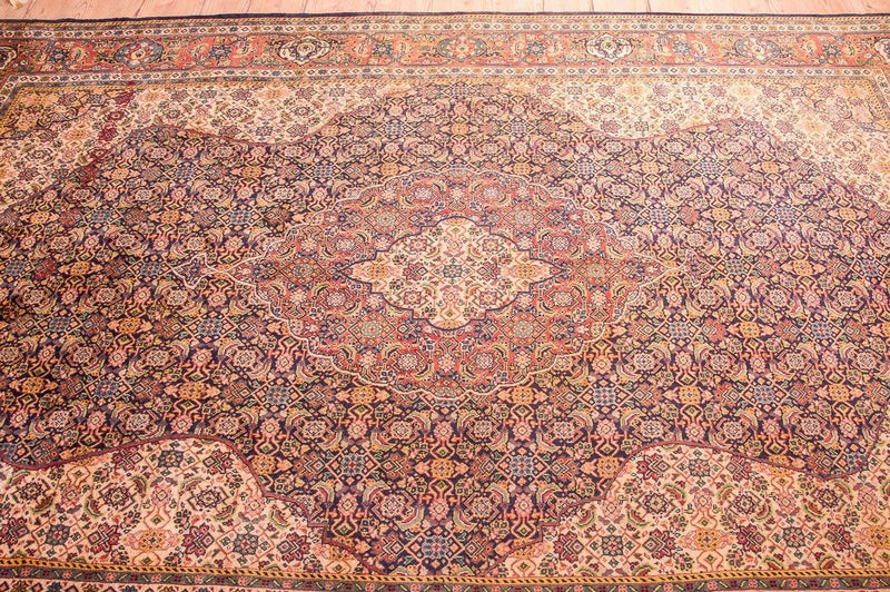 Tapis persan - Classique - 337 x 210 cm - bleu foncé