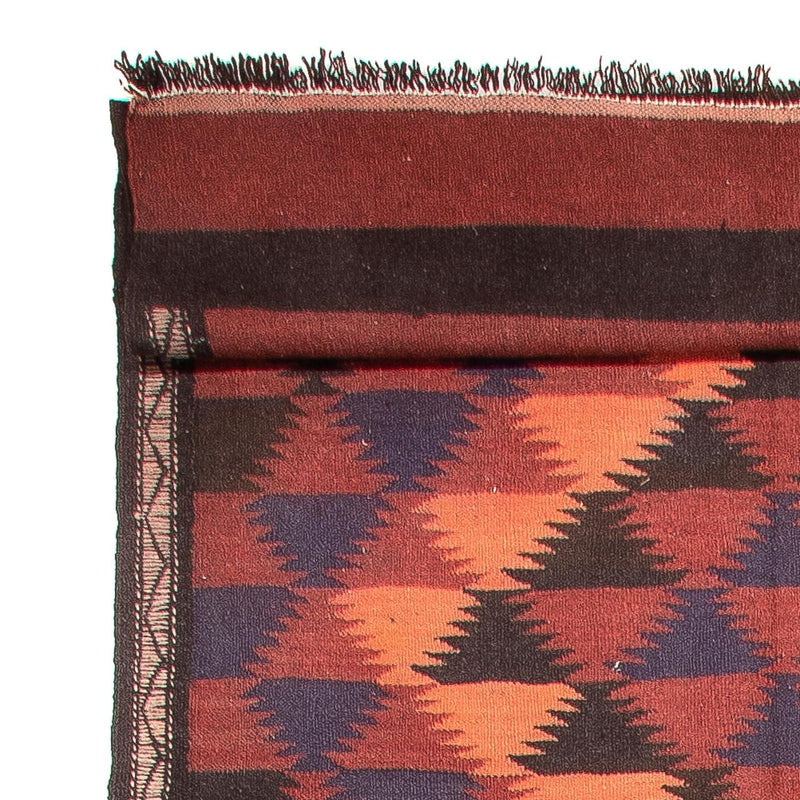 Tapis de couloir Tapis Kelim - Vieux - 450 x 135 cm - marron