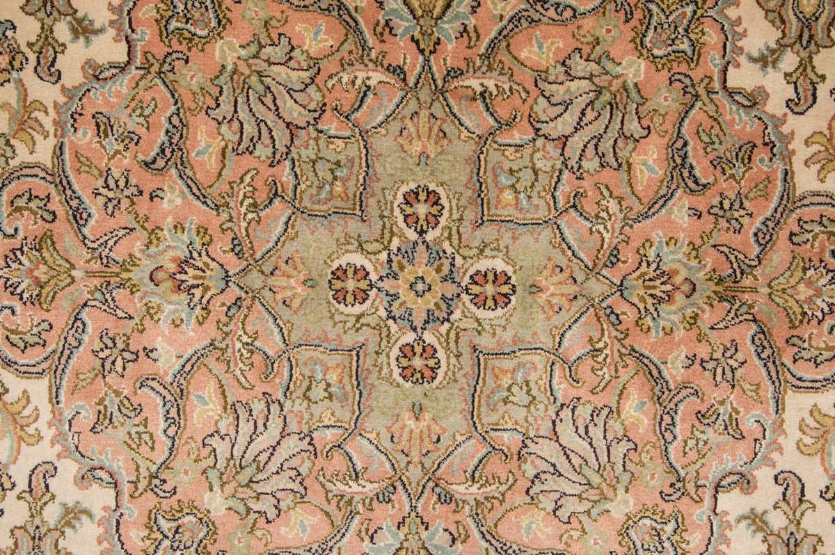 Tapis en soie - Soie du Cachemire - 335 x 243 cm - beige