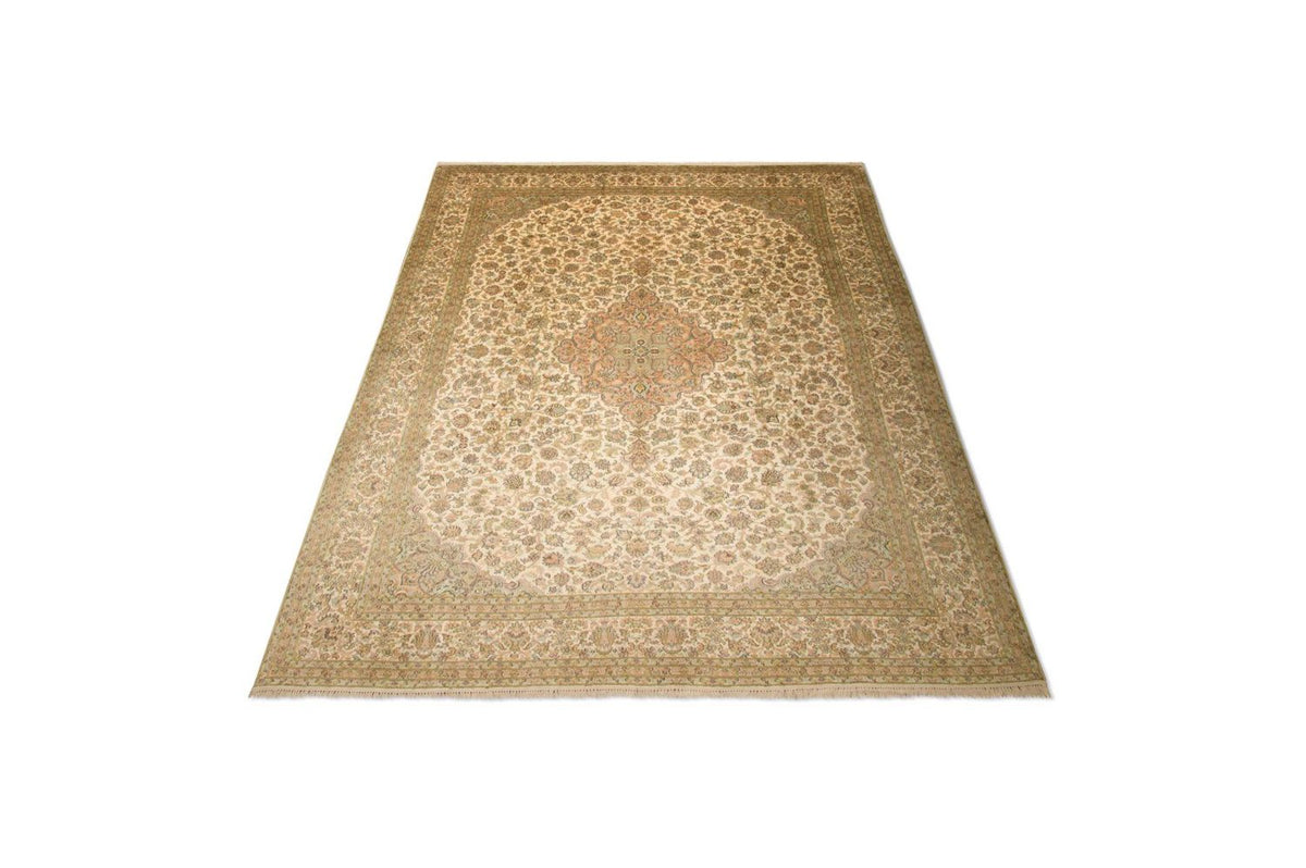 Tapis en soie - Soie du Cachemire - 335 x 243 cm - beige