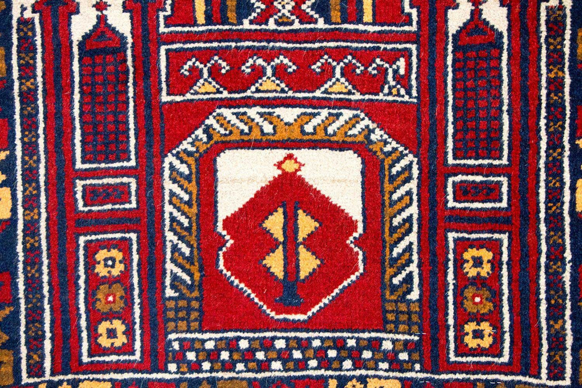 Tapis Belutsch - 127 x 77 cm - multicolore