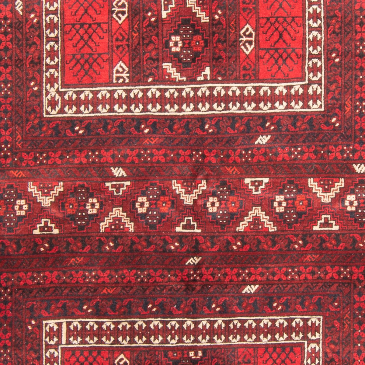 Tapis Turkaman - 236 x 162 cm - rouge