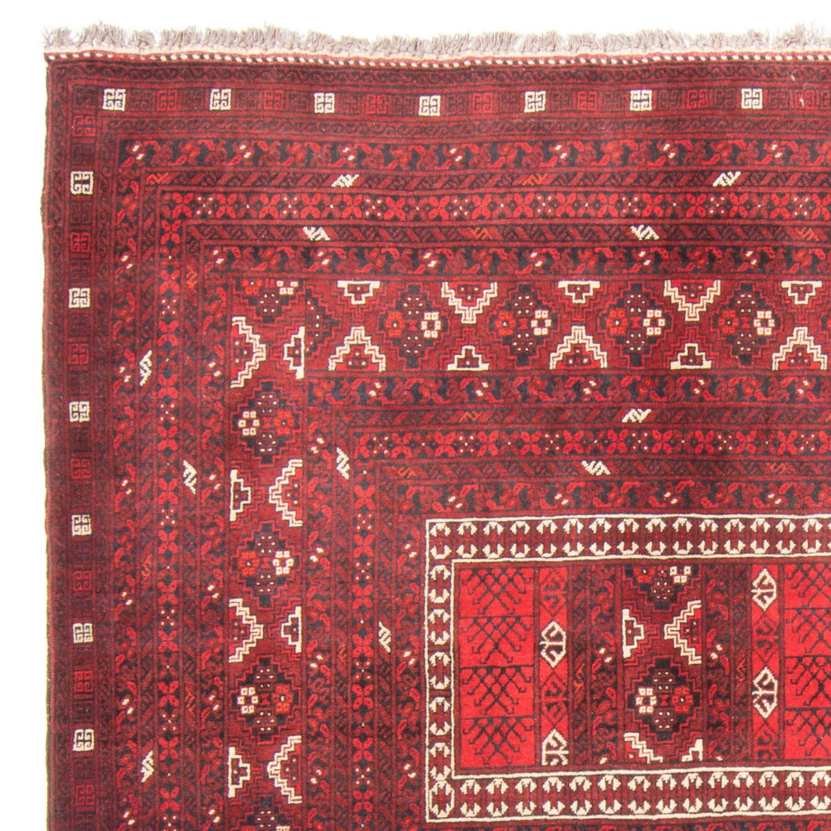 Tapis Turkaman - 236 x 162 cm - rouge
