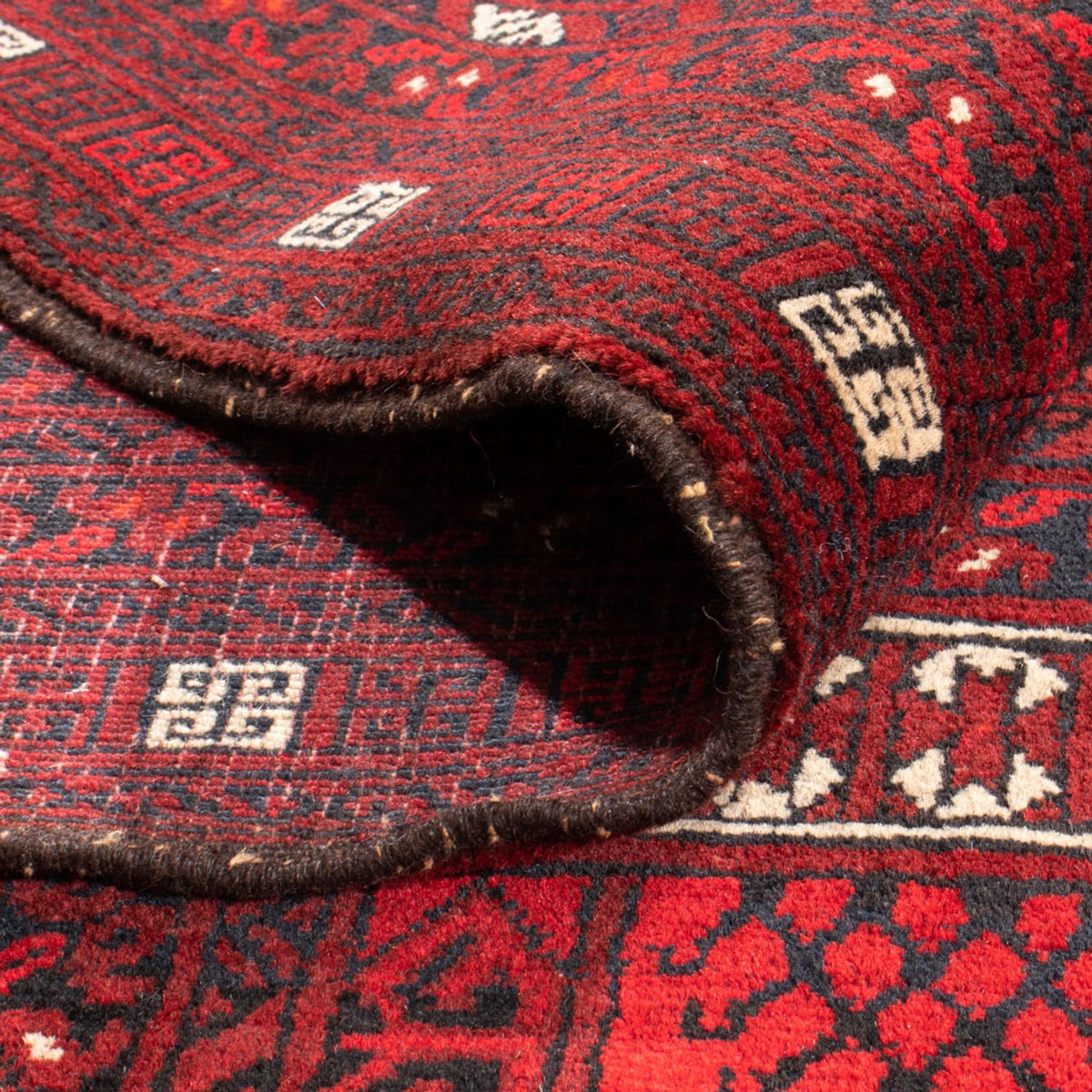 Tapis Turkaman - 236 x 162 cm - rouge