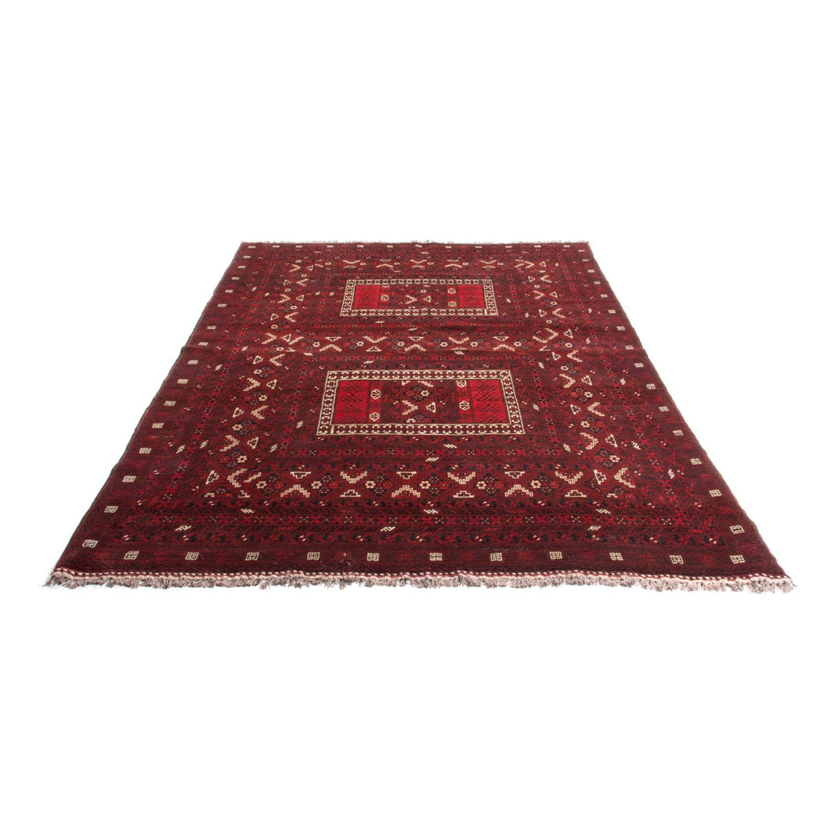 Tapis Turkaman - 236 x 162 cm - rouge