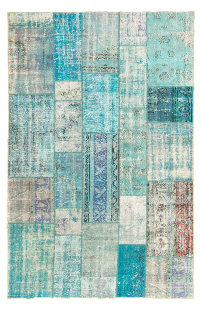Tapis vintage - 305 x 198 cm - turquoise