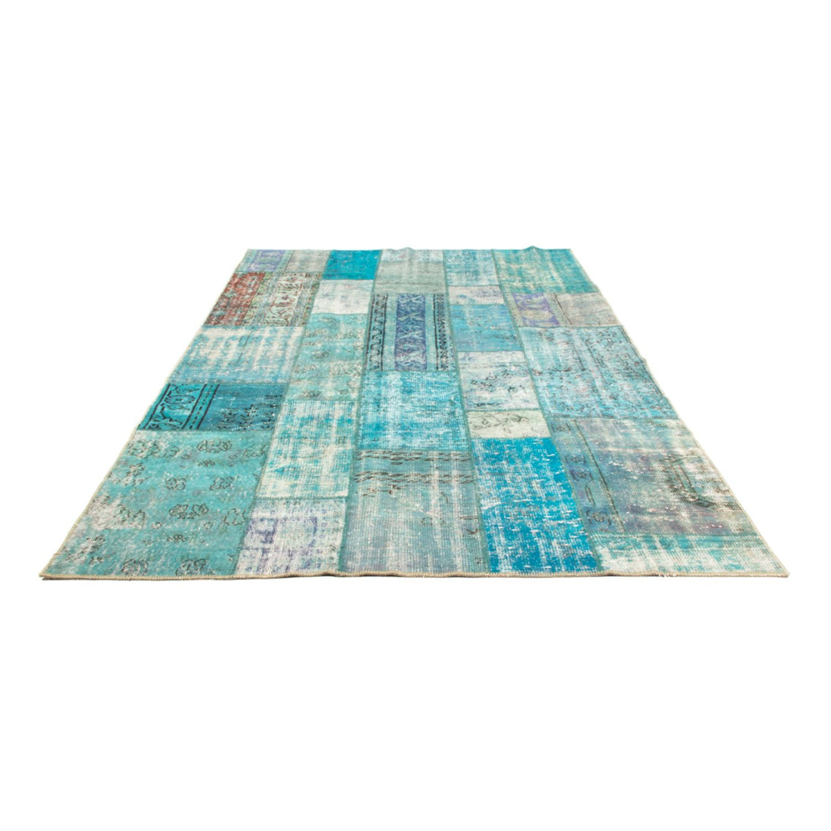 Tapis vintage - 305 x 198 cm - turquoise