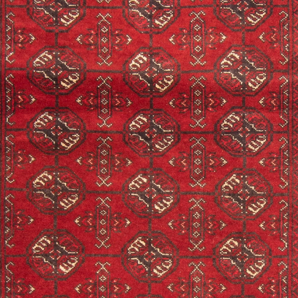 Tapis de couloir Tapis Turkaman - 201 x 86 cm - rouge