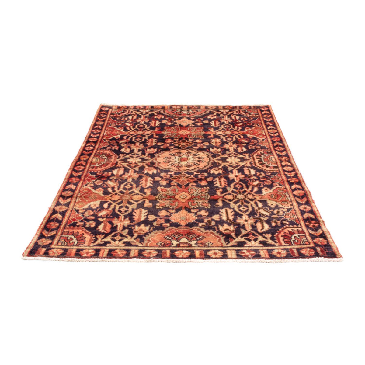 Tapis persan - Nomadic - 208 x 137 cm - bleu foncé
